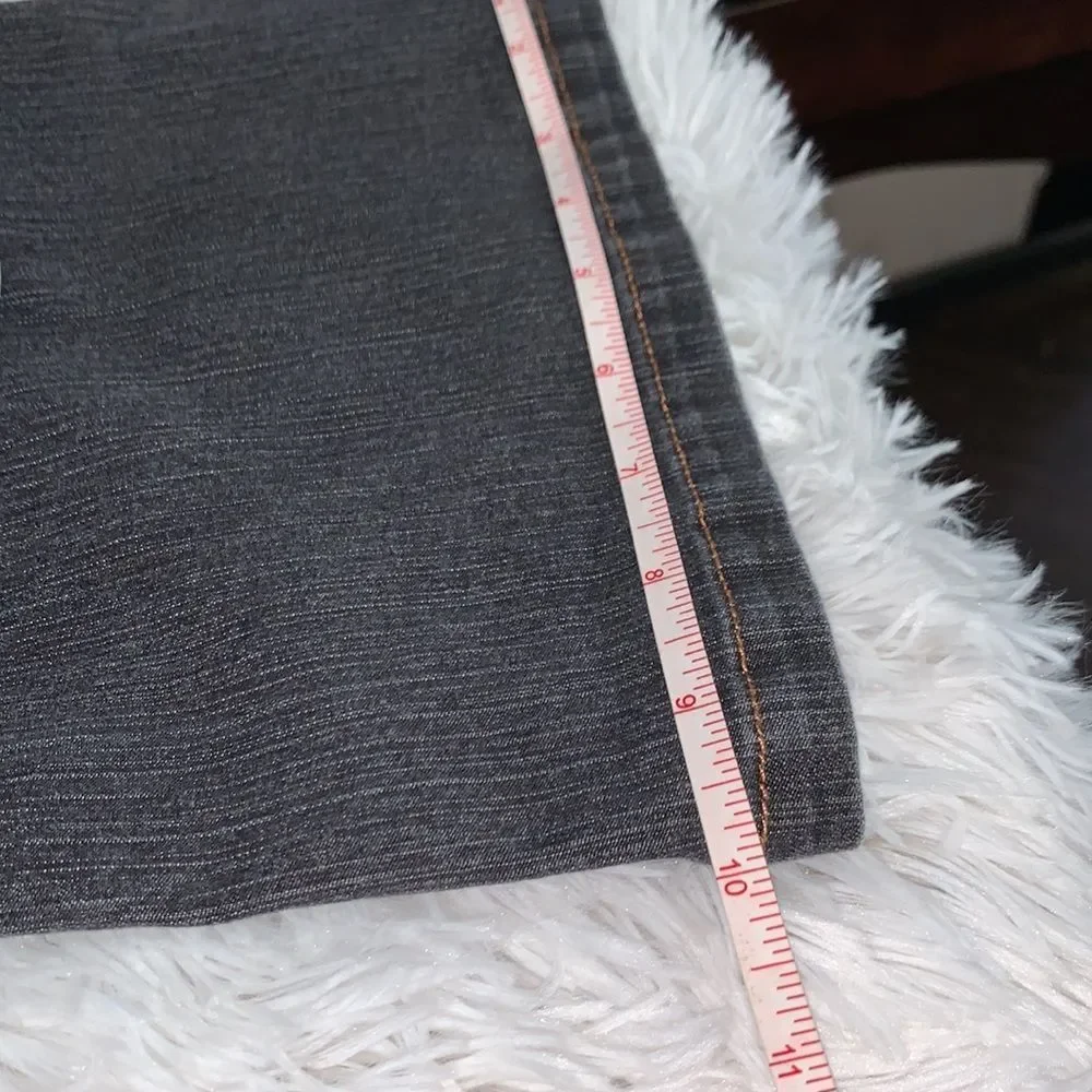 French Cuff Gray Jeans - Picture 10 of 11